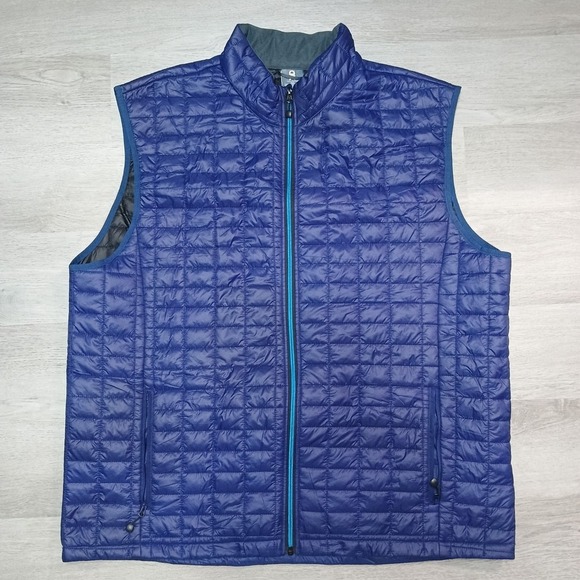 little donkey andy Puffer Quilted Lightweigt vest Blue Size XXXL 3x - Picture 1 of 6